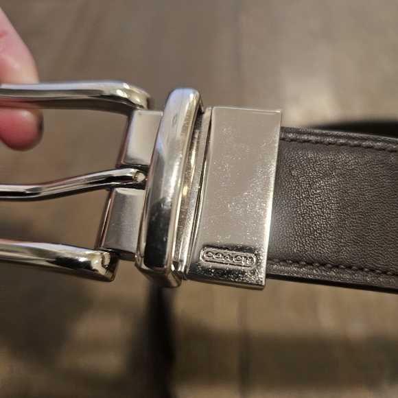 Coach Brown Leather Belt Sz 42 main image 6